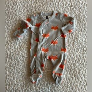 Tea Collection Fox Footed Infant Pjs